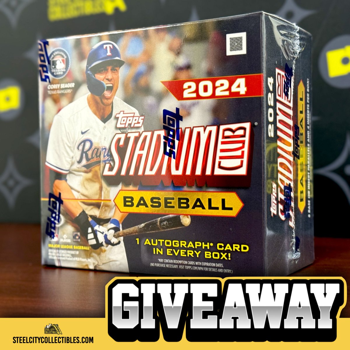 Steel City Collectibles (@scctradingcards) on Twitter photo 🚨 GIVEAWAY 🚨
RETWEET, LIKE, & FOLLOW <a href="/SCCTradingCards/">Steel City Collectibles</a> for your chance to win this 2024 Topps Stadium Club Baseball Hobby Compact Box!
Want extra entries? Get one additional entry for each friend you tag (must be following you)!
Winner picked Wednesday 🥳 #Topps #TheHobby 🚨 GIVEAWAY 🚨
RETWEET, LIKE, & FOLLOW <a href="/SCCTradingCards/">Steel City Collectibles</a> for your chance to win this 2024 Topps Stadium Club Baseball Hobby Compact Box!
Want extra entries? Get one additional entry for each friend you tag (must be following you)!
Winner picked Wednesday 🥳 #Topps #TheHobby