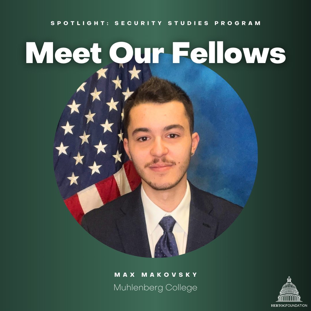 HertogFDN's tweet photo. Emmaline Lombardo from @VillanovaU joined us for the #PoliticalStudiesProgram, & #ConstitutionalStudiesProgram fellow Alicia Boretti is a junior at Saint Vincent College.
#SecurityStudiesProgram fellow Max Makovsky is a grad of @Muhlenberg; William Tinney studied at @TempleUniv https://t.co/fi5FBkt8KF