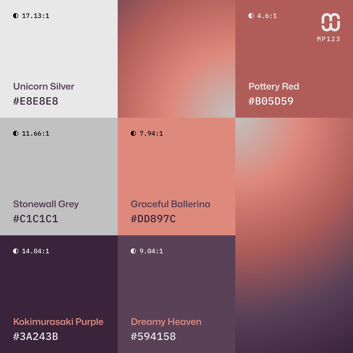 AlexCristache's tweet image. 🆕 New #ColorPalette – #MindfulPalettes № 123 has a strong #Japanese influence. It offers a blend of traditional elegance and modern minimalism through the use of muted, warm and deep tones – a celebration of the Ma (negative space) principle.

❤️ Likes and Shares appreciated.