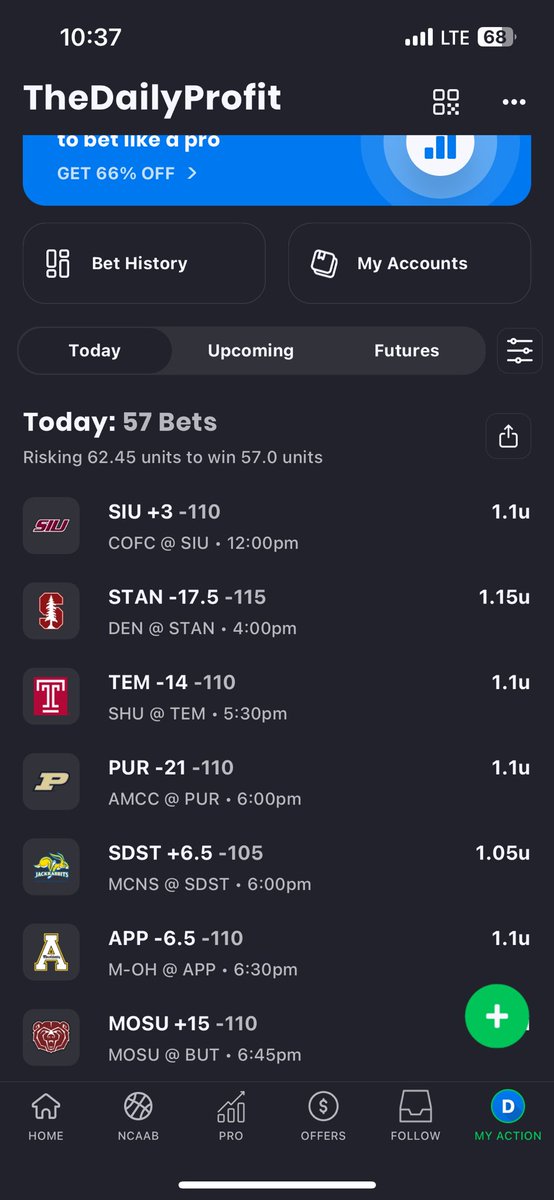 TheDailyProfit1's tweet photo. 2024-2025 Record 

Best Bets 0-0
All Bets 0-0 

Best Bets
Temple-14
Providence -16
Tennessee Tech +24.5
Cleveland +20
Chattanooga +14.5 https://t.co/VoFRxmv9ja
