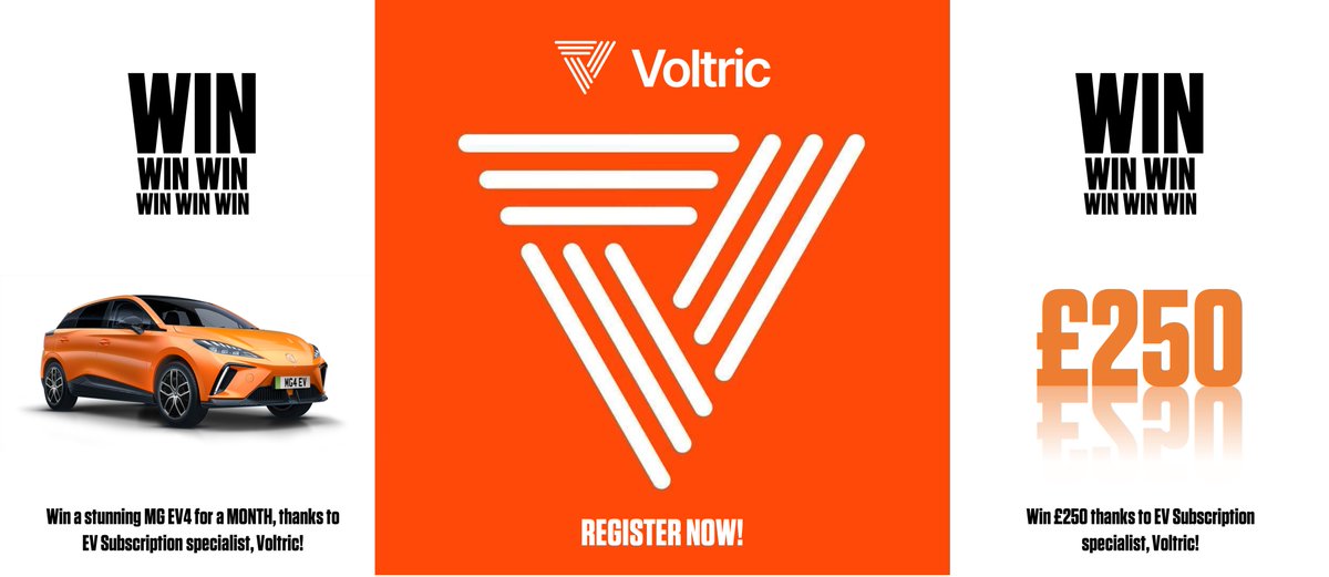 Like winning ? Register and attend Evolution Cymru and have a chance to win £250 and a free EV subscription for a month! evolutionshow.co.uk/register