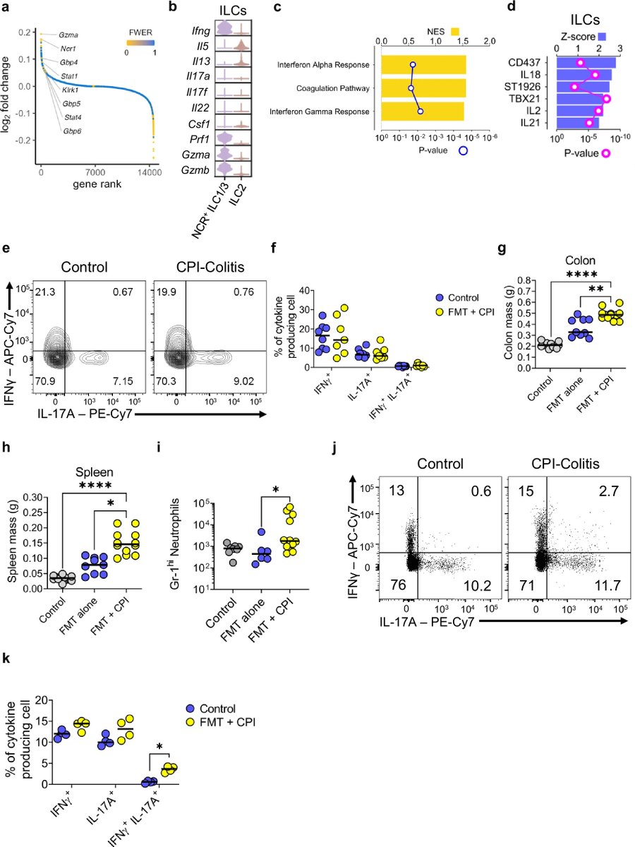 CTLA-4 expressing ILCs modulate mucosal homeostasis in a microbiota dependent manner <a href="/NickPowellLab/">NickPowellLab</a> <a href="/DrJonLo/">Jonathan Lo</a> <a href="/Lukuscyte/">Luke Roberts 👩‍🔬</a> 
nature.com/articles/s4146…