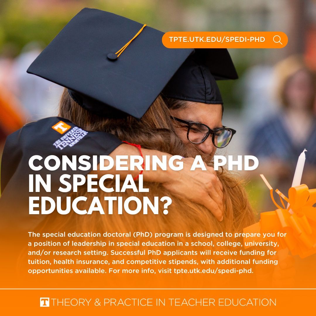 We are here to support you in your PhD journey. Click here to learn more about our PhD - special education concentration: buff.ly/4ear8pa
