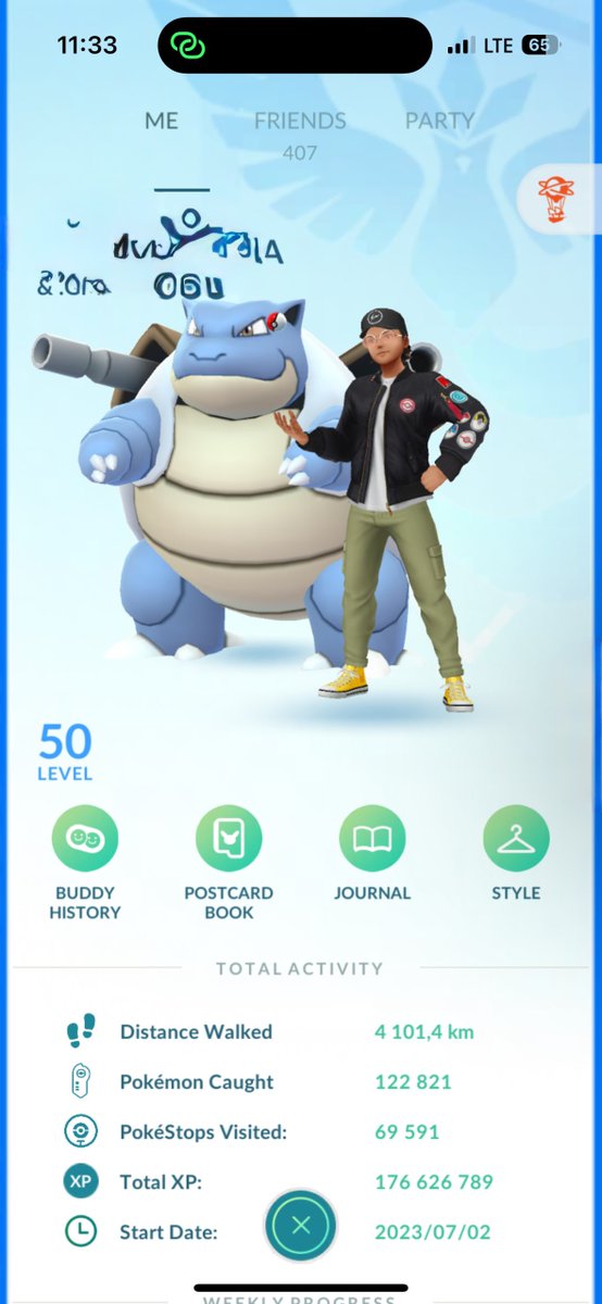 faheem_moosa's tweet image. Just hit Level 50 in Pokémon GO in 491 days! 💪 Here’s what went into it:

• 🐾 123,104 Pokémon caught
• 📍 69,800 PokéStops visited
• 🚶‍♂️ 4,105 km walked

Started on July 2, 2023, and stayed on the grind 🔥 #PokemonGO #Level50 

Thanks to those tagged for constant content 🫶🏽