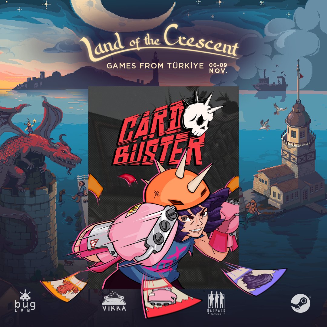 CARD💀BUSTER ➡️ ON STEAM! tweet media