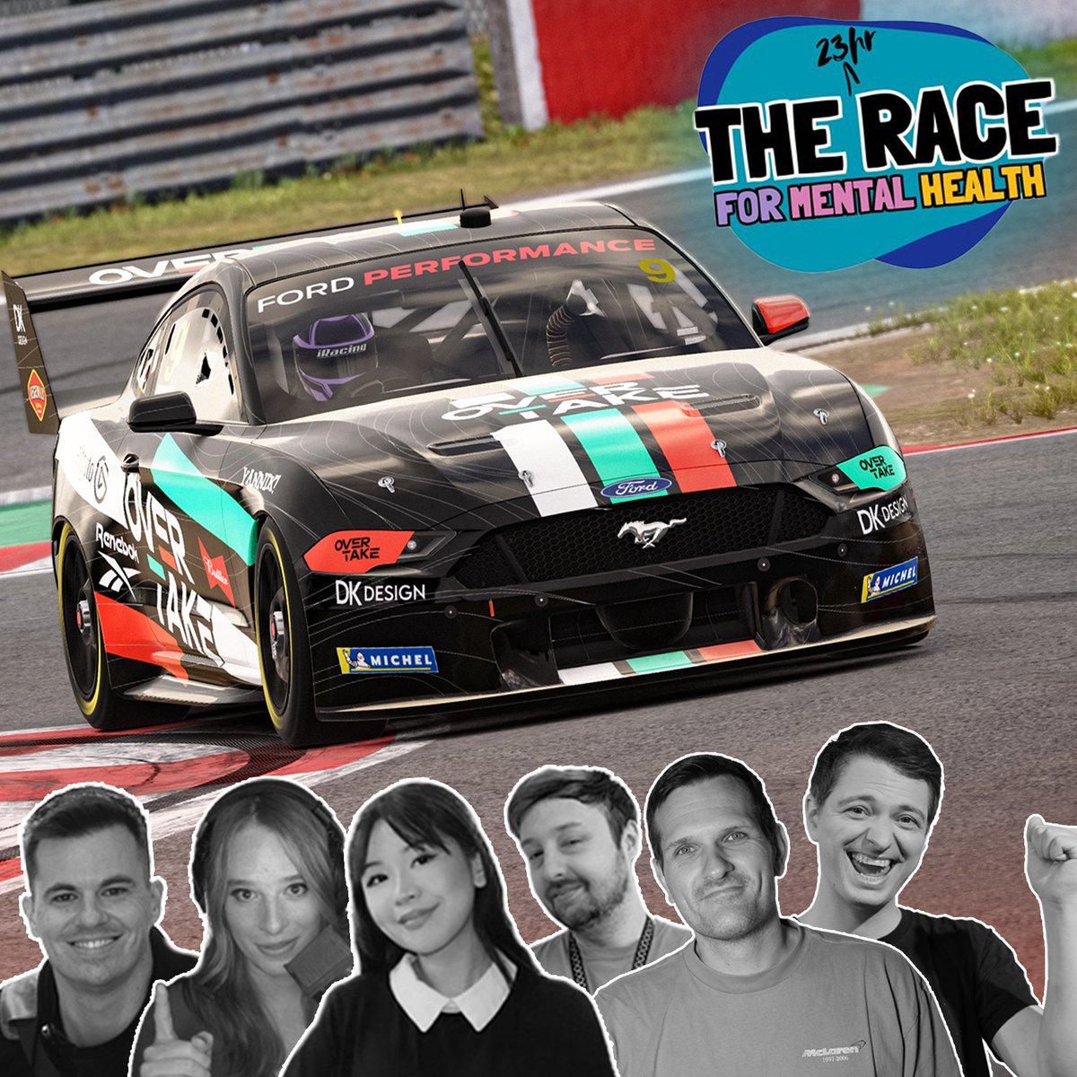 OverTake (@overtake_gg) on Twitter photo We are honoured to take part in the Race For Mental Health by <a href="/JimmyBroadbent/">Jimmy Broadbent</a> this year. Driving the Ford Mustang V8 Supercar will be great fun, but not easy. We'll be live on YouTube and Twitch for the whole race 🔥
overtake.gg/news/follow-ji… We are honoured to take part in the Race For Mental Health by <a href="/JimmyBroadbent/">Jimmy Broadbent</a> this year. Driving the Ford Mustang V8 Supercar will be great fun, but not easy. We'll be live on YouTube and Twitch for the whole race 🔥
overtake.gg/news/follow-ji…