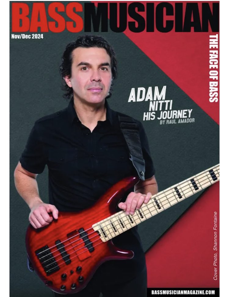 Adam Nitti (@adamnitti) on Twitter photo I have a new feature/article in the latest issue of <a href="/BassMusicianMag/">BassMusicianMag</a> ❤️🙏 www.bass musician magazine.com I have a new feature/article in the latest issue of <a href="/BassMusicianMag/">BassMusicianMag</a> ❤️🙏 www.bass musician magazine.com