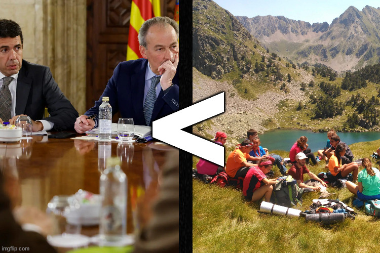 M'agradaria desenvolupar aquesta tesi.
Per què funciona molt millor un esplai o un cau que l'administració pública? I per què això pot ajudar a entendre (i solucionar) el fet que els poders públics estan mirant el desastre valencià amb els braços creuats? 🧵