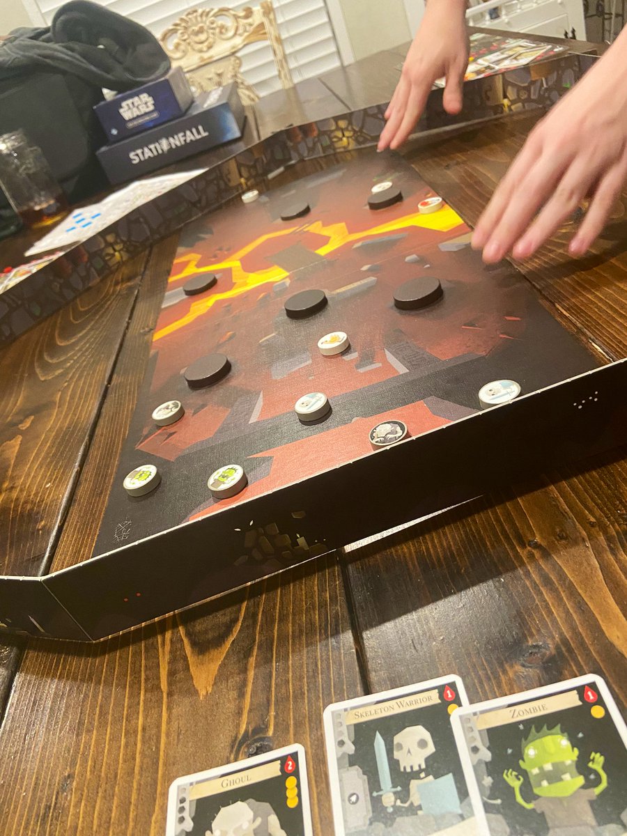 Had a chance to break out a classic! Love Catacombs!
<a href="/ElzraGames/">Elzra</a> 
#boardgames