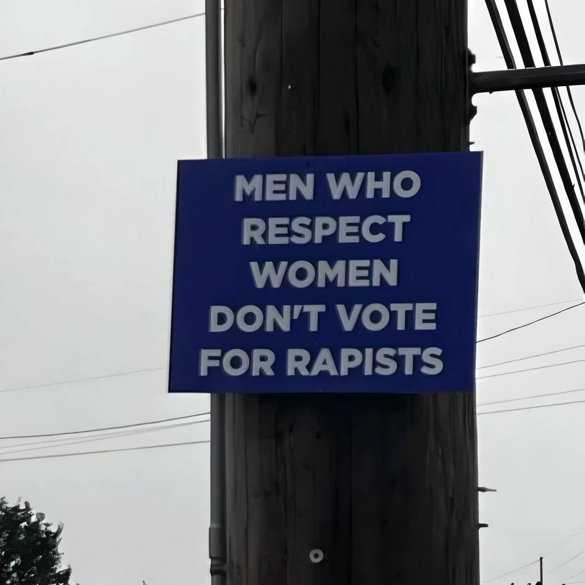 I respect women and I already voted.

Men, make sure you make your voices heard on #ElectionDay