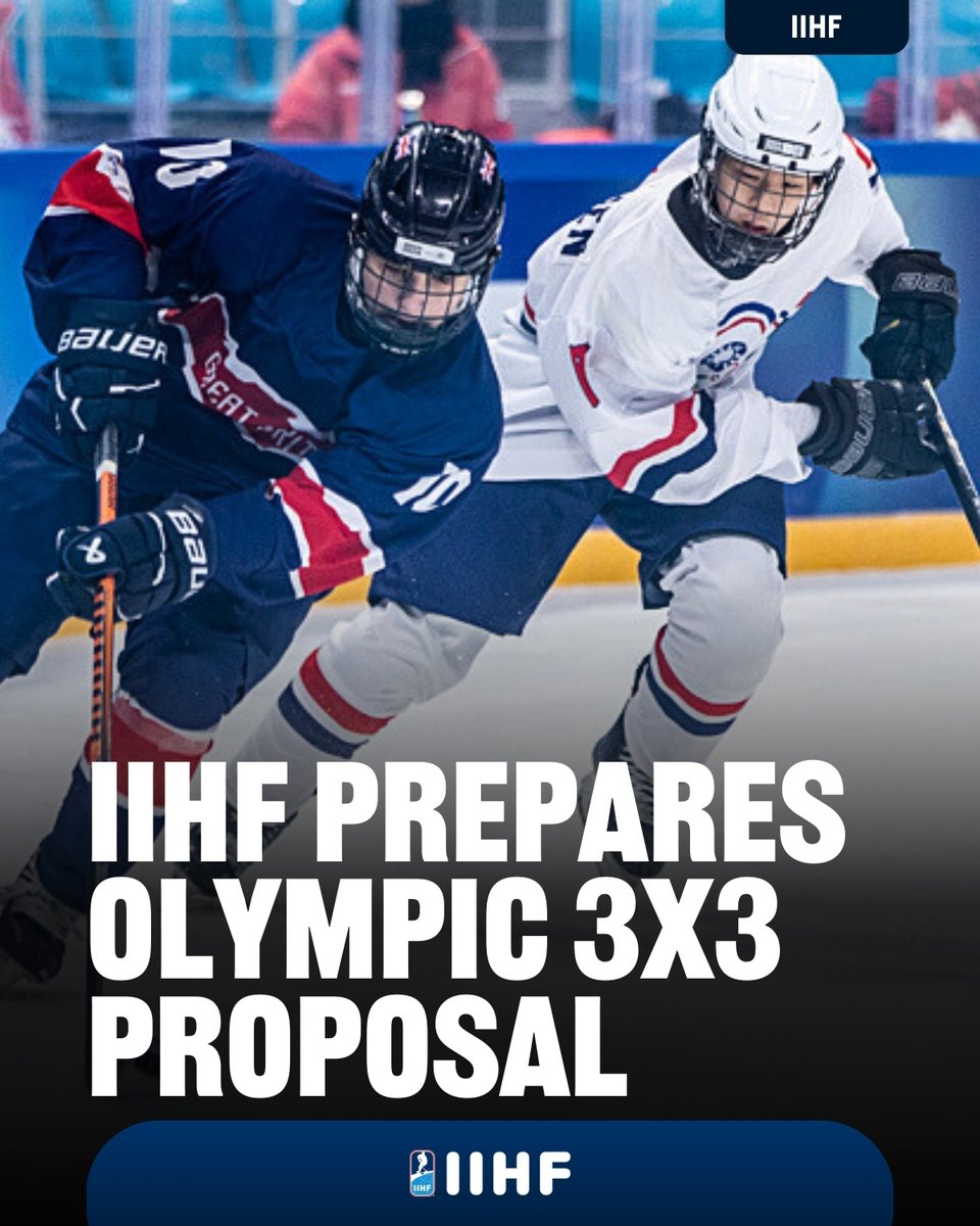3 on 3 hockey tournament at the Winter Olympics in 2030? We're in!🤞 #IIHF

Read more at IIHF.com ➡️ iihf.com/en/news/63516/…