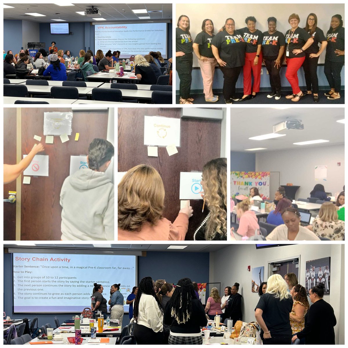 VPK teachers had many “aha” moments as they analyzed data and engaged in ways to drive instruction! So much fun learning, collaborating, and being thankful for our VPK teachers at our Fall Quarterly meeting! <a href="/PamClark_OCPS/">Pamela Clark</a> <a href="/clairesteele24/">Claire Shames Steele</a> <a href="/CDLocps/">Curriculum and Digital Learning</a>