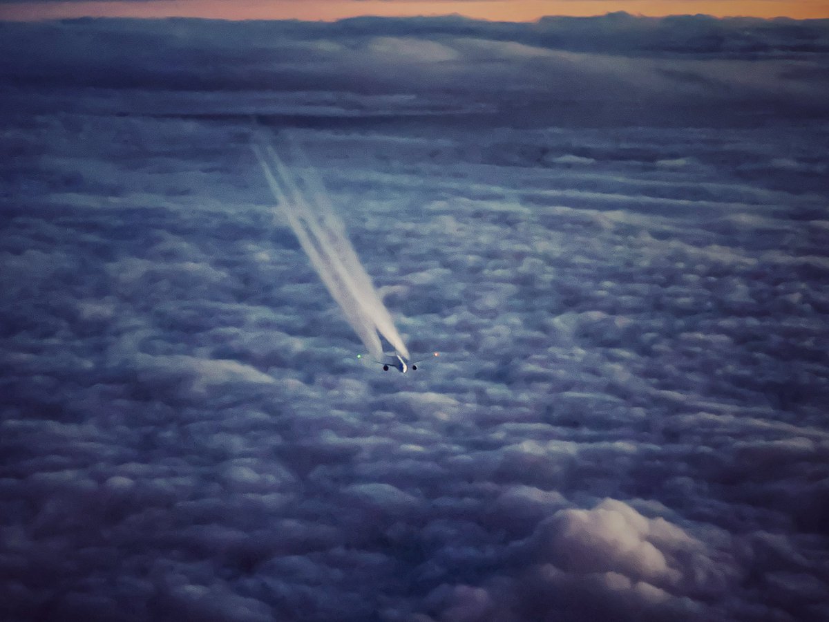 Some views for you. Heading down to Accra last night. A very pretty crescent moon and gorgeous sunset colours