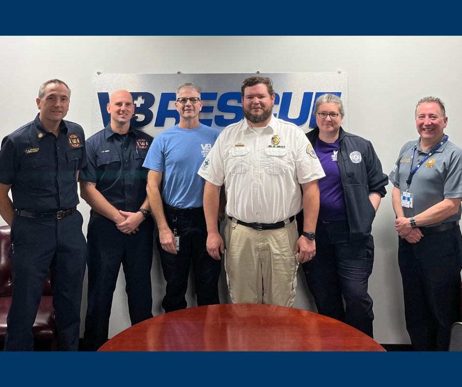 VBRescueEMS's tweet image. Congrats to VB Rescue providers Matt Chiaradia &amp;amp; Lauren Tessarolo on being released as Advanced EMTs. Congrats to VBFD firefighter Joshua Reed &amp;amp; VBEMS provider Michael Scott on being released to general supervision at the Paramedic Level.
 
🚑 ems.virginiabeach.gov/volunteer