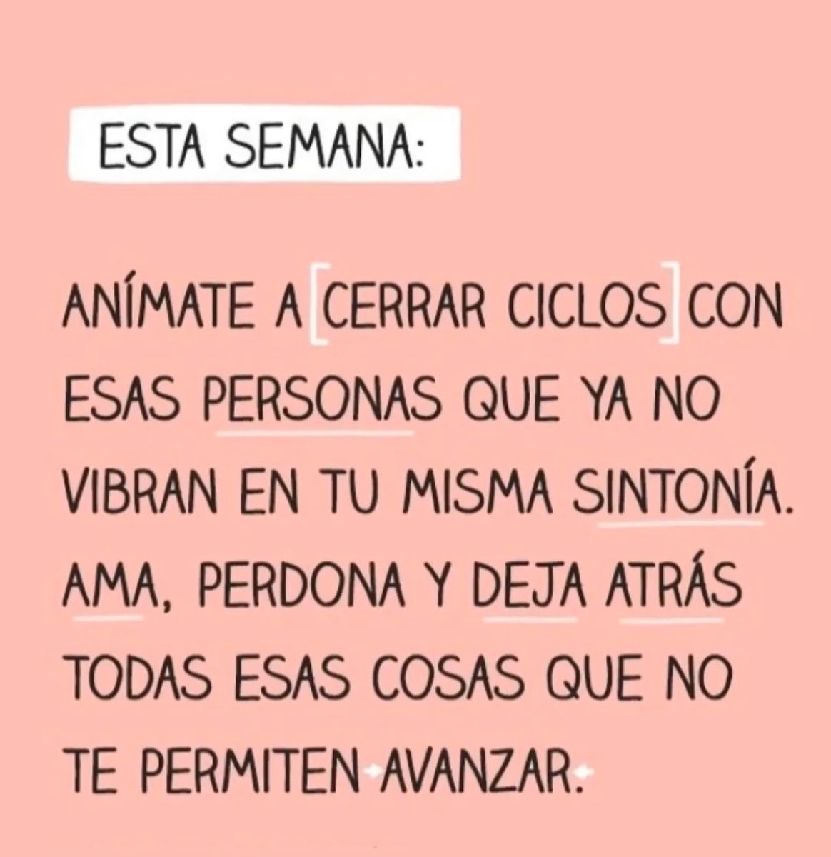 Angie57508's tweet photo. Que importante es entender que hay personas que cumplieron el ciclo ; que pasamos lindos momentos; pero es hora de abrir camino y dejarlas ir; aunque haya que hacer todo un duelo; pero siempre debemos priorizar nuestra paz. https://t.co/ucfElY3efa