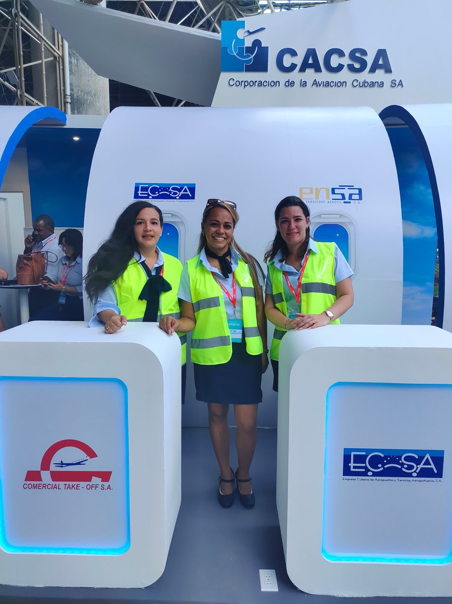 Ya estamos Listos!!!, comienza #FIHAV2024, nos puede encontrar en el Pabellón Central, stand 51 de la Aviación✈️, 
¡Los esperamos!🤝😊
#ECASA
#LosPrimerosAnfitriones.✈️🇨🇺
#AeropuertosCuba