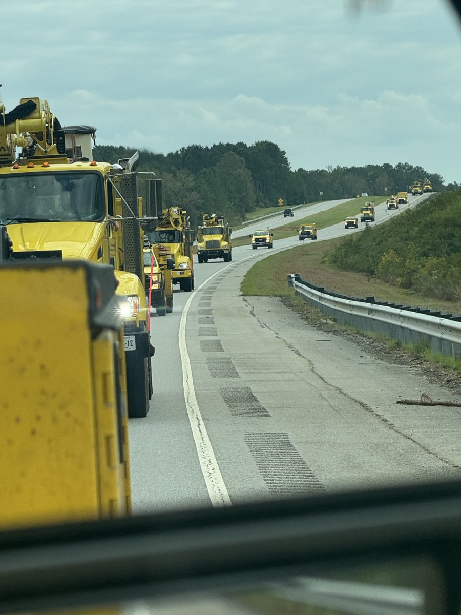 RappElecCoop's tweet photo. REC crews provided mutual aid to co-ops in Georgia & North Carolina hit by Hurricane Helene, restoring power, replacing poles and reconnecting families. The cooperative spirit shines in every act of service: https://t.co/0lvtKYZecL
#linecrew #mutualaid #hurricanehelene https://t.co/nJxh9VJG3H