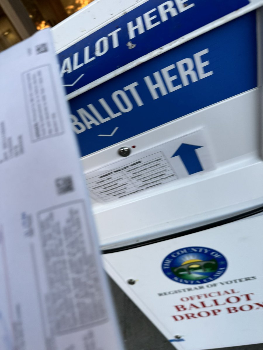 Morning run to #ballotbox <a href="/StanfordHospMed/">Stanford Division of Hospital Medicine</a> #IVoted