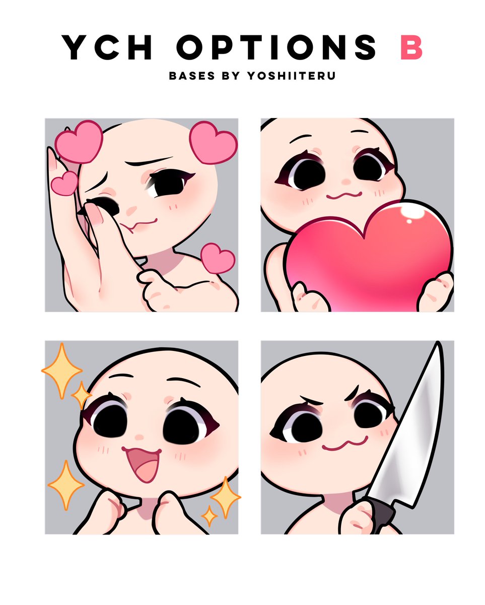 miunavt's tweet image. ── ˚₊‧꒰ა ♡ ໒꒱ ‧₊˚ ──
I want to make some examples for my YCH base emotes, so I am offering FREE ART!!

drop your reference or send me a DM and tell me what emote you'd like me to draw for you. ⋆ ˚｡⋆୨୧˚

RT's are appreciated!!
── ˚₊‧꒰ა ♡ ໒꒱ ‧₊˚ ──