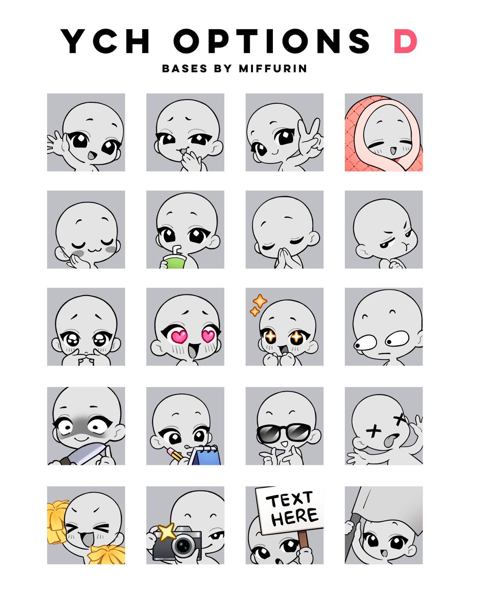 miunavt's tweet image. ── ˚₊‧꒰ა ♡ ໒꒱ ‧₊˚ ──
I want to make some examples for my YCH base emotes, so I am offering FREE ART!!

drop your reference or send me a DM and tell me what emote you'd like me to draw for you. ⋆ ˚｡⋆୨୧˚

RT's are appreciated!!
── ˚₊‧꒰ა ♡ ໒꒱ ‧₊˚ ──