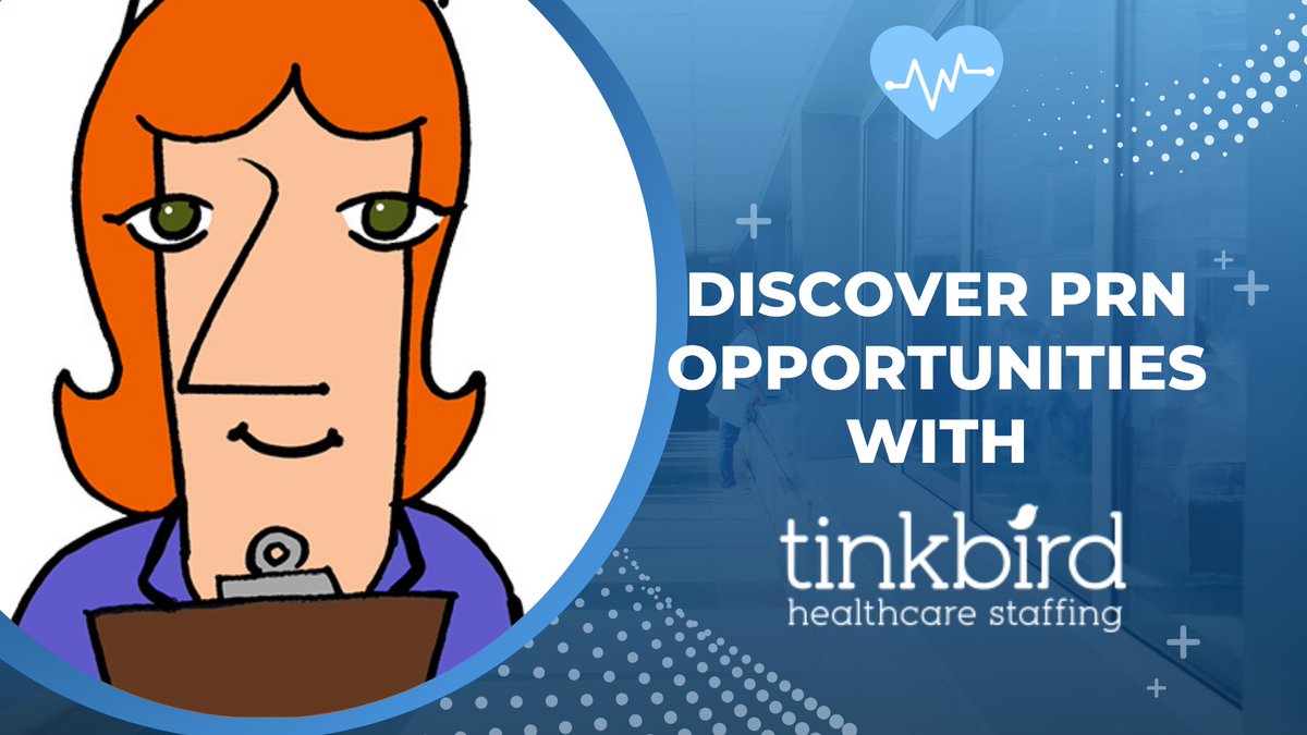 TinkBirdHC's tweet photo. Looking for flexibility in healthcare? PRN work offers adaptable scheduling, added income, and a chance to explore new settings. Discover PRN opportunities with TinkBird! https://t.co/hMM1bKk4ea
#PRNWork #TinkBirdHealthcare https://t.co/PEyNOdBARZ