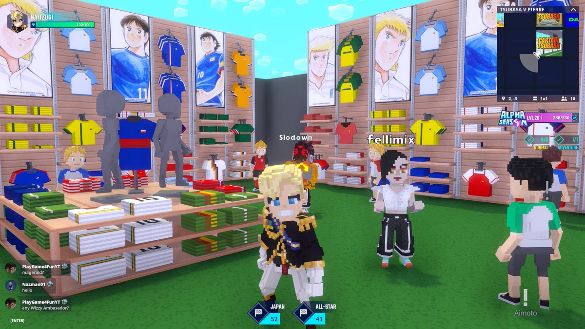 naitzugi (@naitzugi) on Twitter photo ⚽ Tsubasa vs Pierre? Epic showdown in <a href="/TheSandboxGame/">The Sandbox</a>! Grabbed some sweet merch at the Football Wear Shop. Ready to join the match? ⚽ register-landings.sandbox.game/alphaseason4-s… #TheSandbox #AlphaSeason4 #AS4SocialChallenge ⚽ Tsubasa vs Pierre? Epic showdown in <a href="/TheSandboxGame/">The Sandbox</a>! Grabbed some sweet merch at the Football Wear Shop. Ready to join the match? ⚽ register-landings.sandbox.game/alphaseason4-s… #TheSandbox #AlphaSeason4 #AS4SocialChallenge