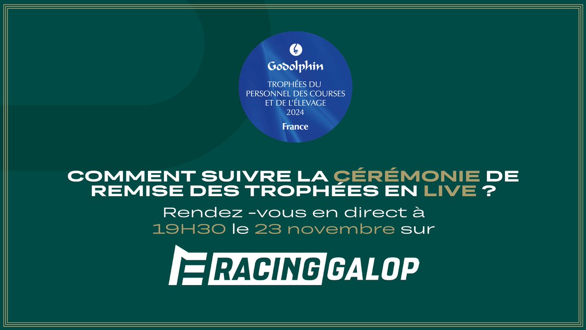 🔔 SAVE THE DATE #TrophéesduPersonnel

<a href="/francegalop/">France Galop</a> <a href="/godolphin/">Godolphin</a>
