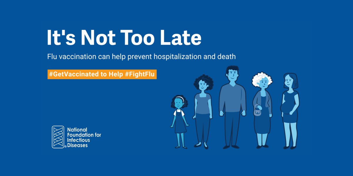 🤒It's flu season!

💉As we head into the holidays, protect yourself &amp; your loved ones by getting vaccinated against the flu. 

⏳It takes ~2 weeks for your body to develop the antibodies needed to fight the flu so don't wait!

📍Vaccine locations: vaccines.gov