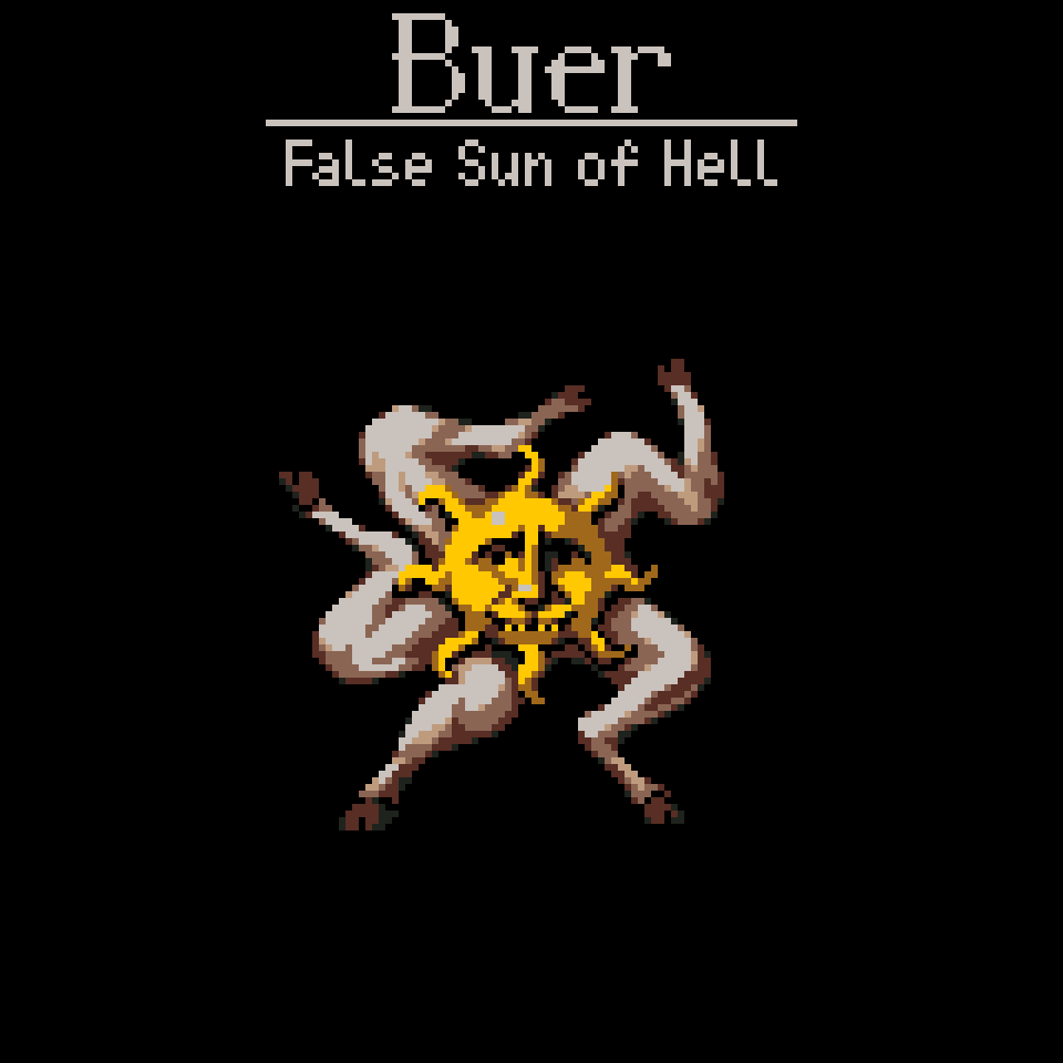 MistAndMirror's tweet photo. A magnificent five legged goat who rolls around the countryside dispensing wisdom- corrupting shepherds with knowledge of natural philosophy, logic and the nature of ethics. Buer has trapped the last of the dying Sun into a mask and now fashions himself into a false ruler of men. https://t.co/BuihqKtHby