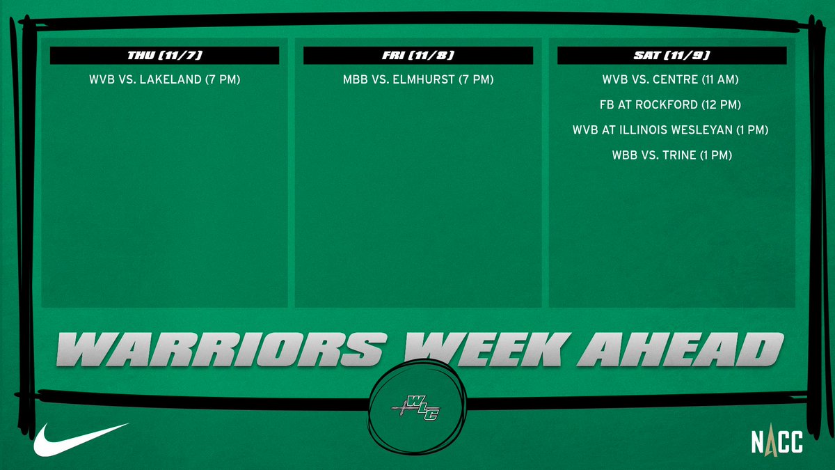 WLC Warriors (@wlcsports) on Twitter photo The first full week of November features Senior Night for <a href="/WLC_WVB/">WLC Women's Volleyball</a> and the home openers for <a href="/WLC_MBB/">WLC Men's Basketball</a> and <a href="/WLC_WBB/">WLC Women's Basketball</a>. Find out more at WLCSports.com. The first full week of November features Senior Night for <a href="/WLC_WVB/">WLC Women's Volleyball</a> and the home openers for <a href="/WLC_MBB/">WLC Men's Basketball</a> and <a href="/WLC_WBB/">WLC Women's Basketball</a>. Find out more at WLCSports.com.