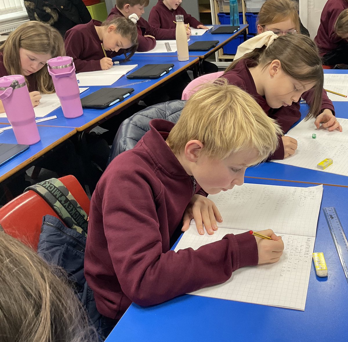 PDA_Y5's tweet image. Some excellent concentration this morning in #pdamaths as we mastered multiplying by 10, 100 and 1000!
