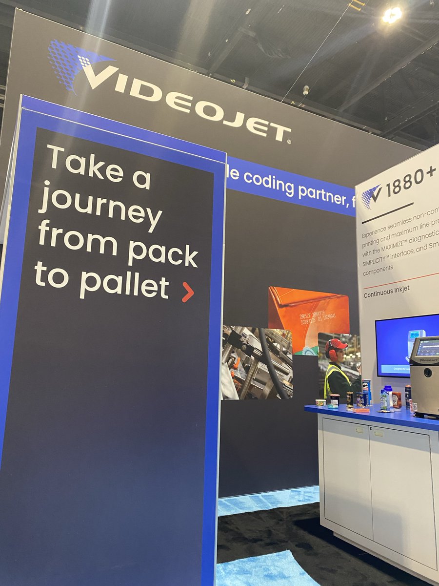 🎉 Excited for #PACKEXPO2024? So are we! Meet us at booth S-2030 for a pack-to-pallet experience. Your journey to innovative solutions starts with #VideojetInChicago! 🚀 ow.ly/XEt450TZjRL
 
#markingandcoding #PACKEXPO2024 #packtopallet #Tradeshow #Innovation  #Videojet