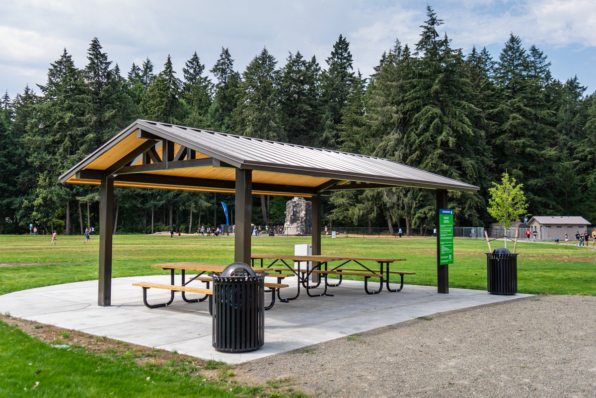 Rain or Shine, a Shelter is a must-have in any park.
These structures offer a comfortable place to relax, providing shade from the sun and protection from the elements. They create a welcoming space for families to gather, enjoy meals, and spend quality time together.