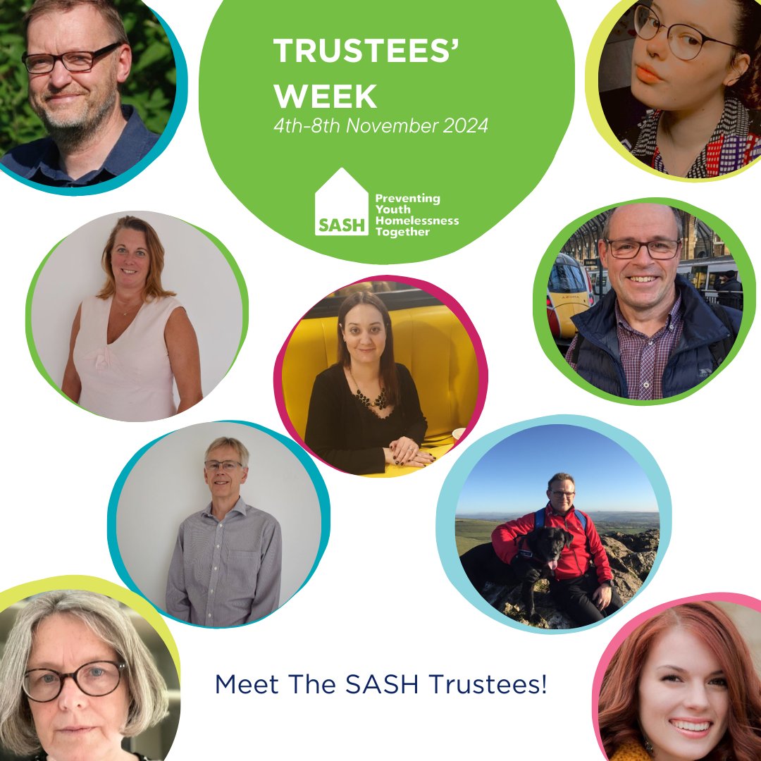 SASH (Safe And Sound Homes) (@sashyorks) on Twitter photo This week is <a href="/TrusteesWeek/">Trustees' Week</a> where we'll be shining a spotlight on a couple of our amazing SASH trustees who work behind the scenes. Our trustees are essential in helping us make a lasting impact on the Young People we support.
<a href="/TrusteesWeek/">Trustees' Week</a> is dedicated to celebrating the work of This week is <a href="/TrusteesWeek/">Trustees' Week</a> where we'll be shining a spotlight on a couple of our amazing SASH trustees who work behind the scenes. Our trustees are essential in helping us make a lasting impact on the Young People we support.
<a href="/TrusteesWeek/">Trustees' Week</a> is dedicated to celebrating the work of