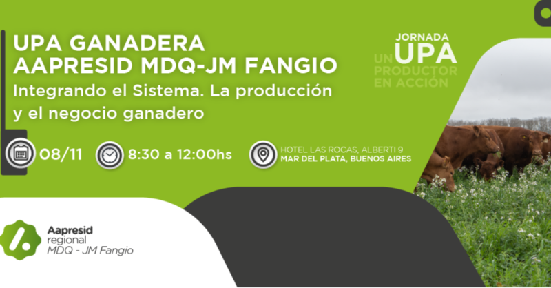 aapresid's tweet photo. Nuestra regional @AapreMDQFangio te invita a su próxima jornada ganadera.

📆Viernes 8/11 - 8:30hs
📍Hotel "Las Rocas", Alberti 9, Mar del Plata, Buenos Aires: https://t.co/kFar2emlpV 
✍🏻¡Inscribite!  https://t.co/efaD5DmnZ7

¡Te esperamos! Mirá el cronograma ⬇️