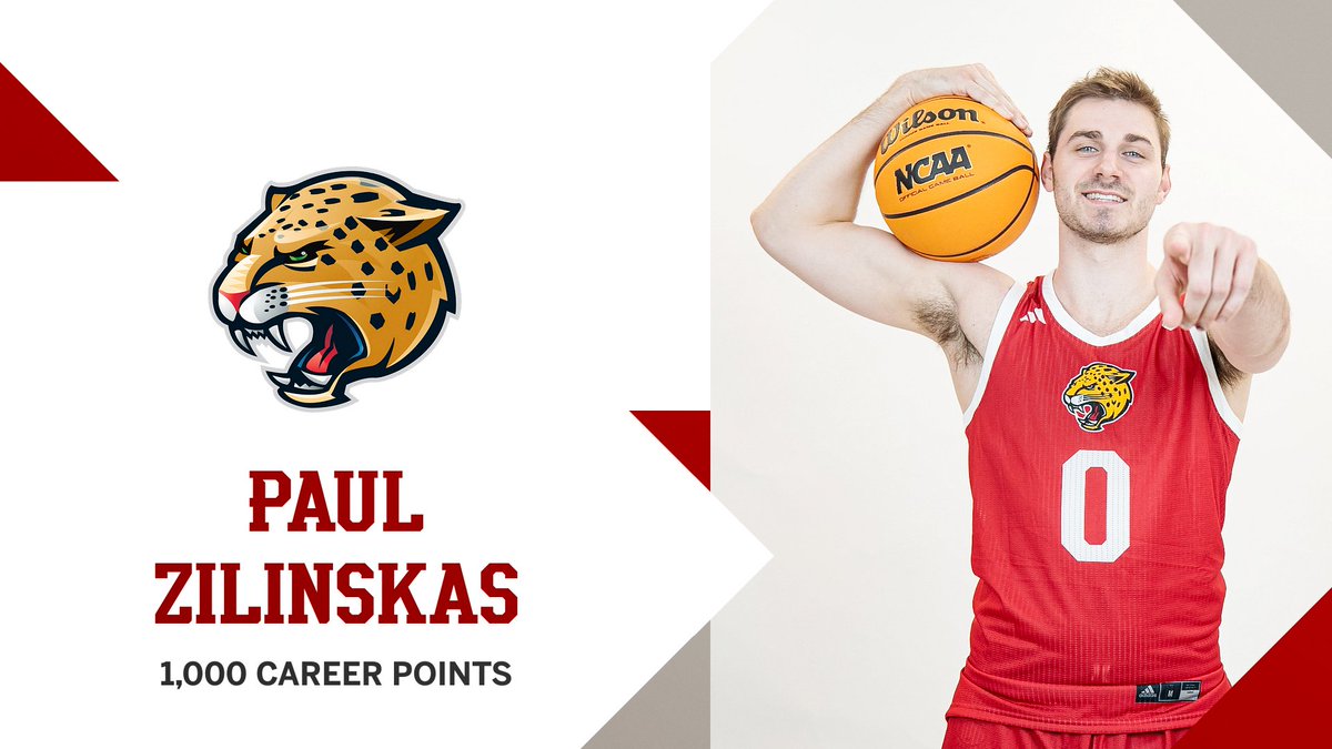 iuindy_jaguars's tweet photo. With a 3⃣ in today's game, Paul Zilinskas has recorded 1,000 career points! 🔥

#LetsGoJags https://t.co/UUUv81QXQK