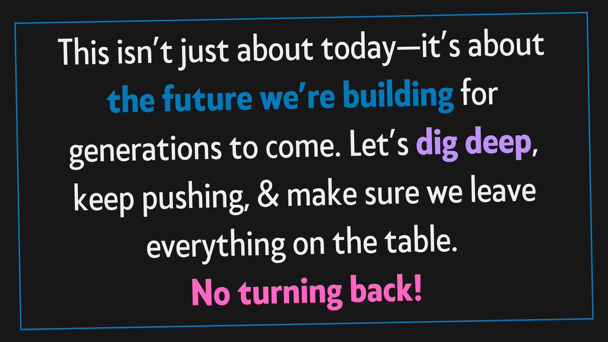 We’re almost there, WV. This is our time to dig deep and make sure we cross that finish line together. Let’s win this! 💥💙 #WVStrong #KeepGoing
