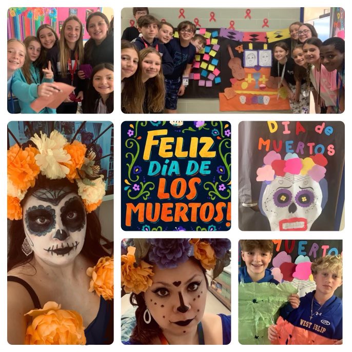 Mrs. Rocco’s classes experienced the many facets that make up Día de los Muertos!