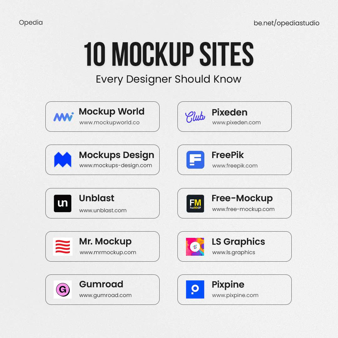 opedia_tech's tweet image. Take your designs to the next level with these incredible mockup resources! 

Whether you&apos;re a UI/UX designer, graphic designer, or brand creator, these platforms provide endless mockup possibilities:

#DesignerResources #MockupSites #GraphicDesign #MockupTools #FreeMockups