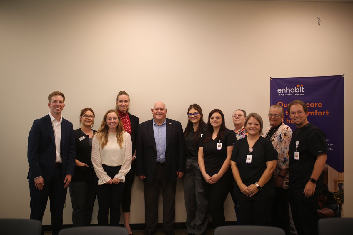 Last week I visited Enhabit Home Health and Hospice and was impressed to see the personalized care staff provide to patients, including in their home. We also discussed the barriers and challenges, particularly from insurance, to providing this care and how to overcome them.