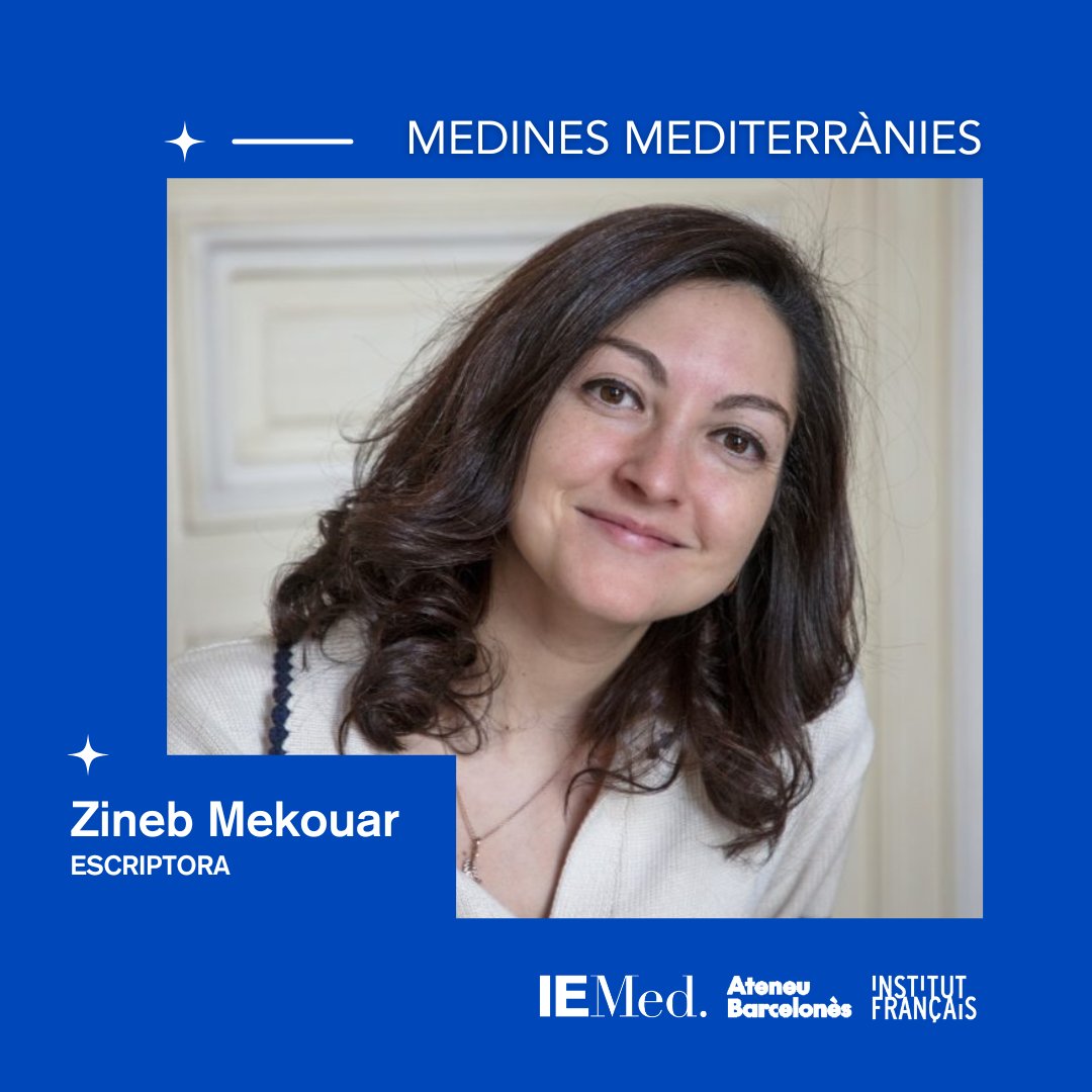 La jove autora <a href="/Zineb__Mekouar/">Zineb Mekouar</a> parla sobre la seva novel·la «Souviens-toi des abeilles» amb <a href="/Meritxelljr/">Meritxell Joan</a>, Dra. en estudis lingüístics, literaris i culturals (UB).

🗓️dimarts 5 de novembre, 18.30 h 
📌<a href="/ateneubcn/">Ateneu Barcelonès</a>

Coorg. @iemed_bcn <a href="/IFBarcelona/">Innovation Forum BCN</a> 

🌐iemed.org/events/blue-an…