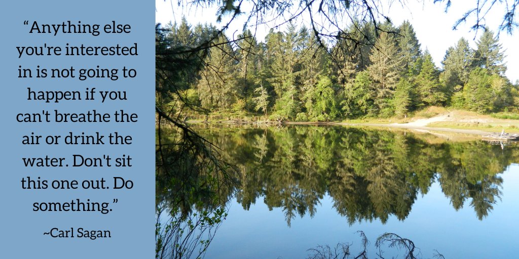 “Anything else you're interested in is not going to happen if you can't breathe the air or drink the water. Don't sit this one out. Do something.” ~Carl Sagan #ChooseKindness #KindnessMatters #Vote amzn.to/2STbrcK