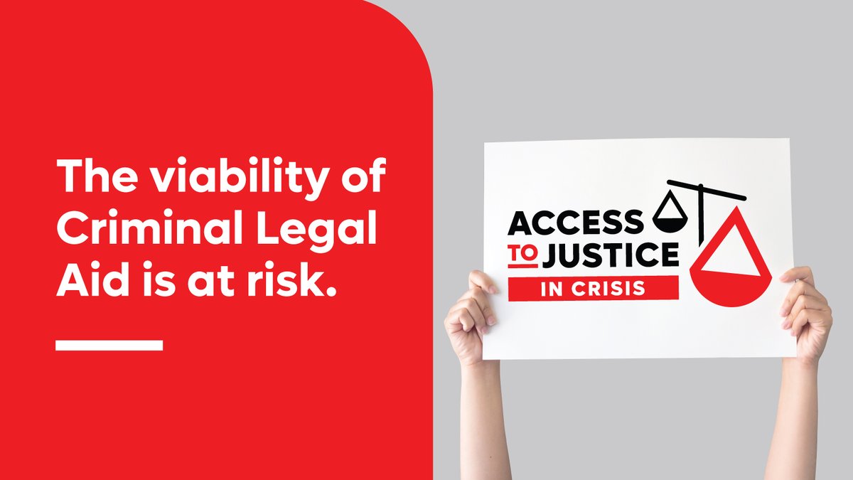 TheBarofNI's tweet photo. Criminal Legal Aid is no longer fit for purpose and this is having a profound impact on committed and dedicated legal professionals who have been under unsustainable pressure to support this demand-led public service. 

A properly funded criminal justice system is vitally important for victims of crime, those accused of offences and everyone across wider society.
#AccessToJusticeInCrisis