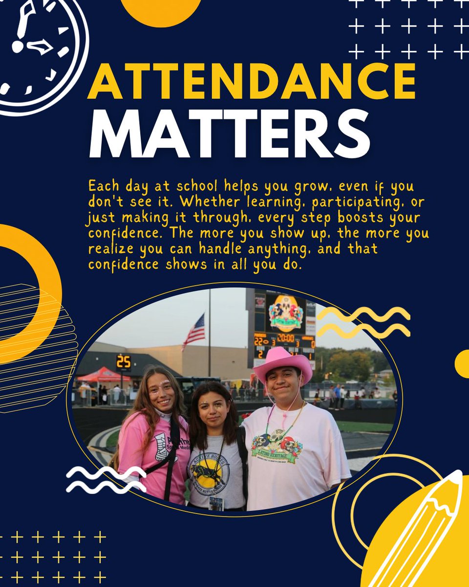 RLHSPanthers's tweet photo. Attendance Matters Monday! ๐ Every Monday sets the tone for the weekโshow up, stay focused, and let's make it a great one, Panthers! ๐ฅ #AttendanceMatters #MondayMotivation #StartTheWeekRight #PanthersAttendSchool #RLHS #RLAS116 #PantherAttendanceisPawesome https://t.co/BOwVDgpFfy