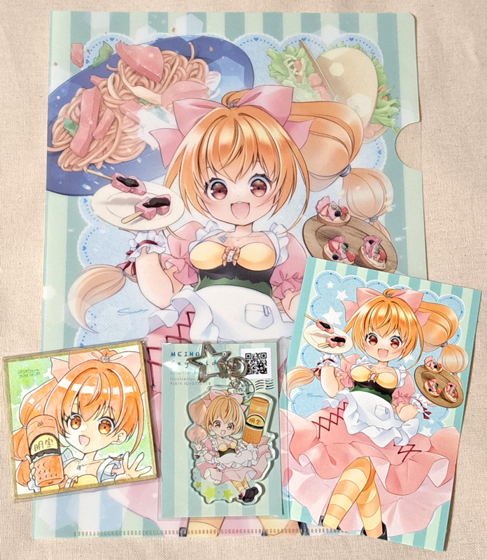 「BOOTHに明宝セットを追加しましたが、作業完了前に早くもお迎えをいただいたよう」|ささつゆ🦊5/5【COMITIA144】H28b📚5/6【A40】参加のイラスト