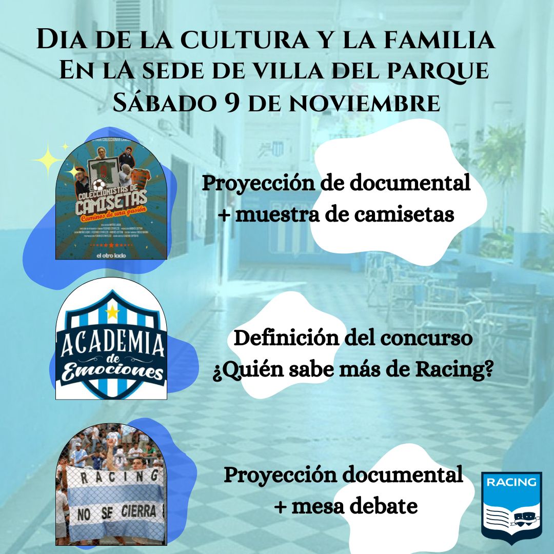 Racing Club Dpto Cultura e Historia tweet media