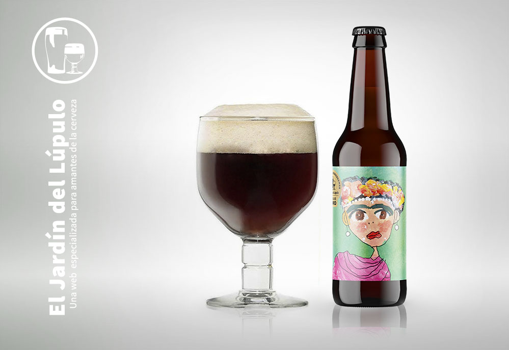 Jardindellupulo's tweet photo. La cerveza Frida Kahlo, elaborada en DouGall’s por el ganador con su receta del XI Concurso Homeberwer, es una Belgian Strong Dark Ale de 11,5% vol. https://t.co/PPf1Hukd6J https://t.co/Pi2vQbxXwT