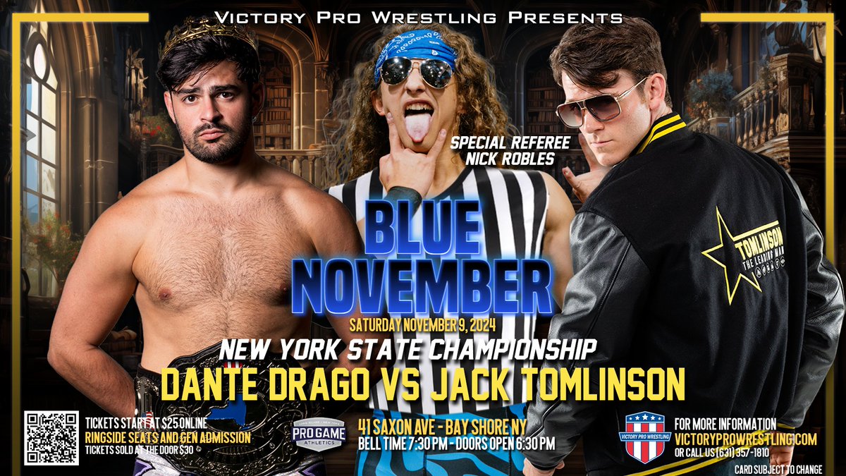 VPW_Wrestling's tweet photo. Thank you Jess from North Babylon for your support.
We'll see you at Blue November
Sat Nov 9 - Pro Game Athletics
Get your tickets: https://t.co/LB1mvUCrU6
#VPWSellsOut #Wrestling #BluePants #BayShore #LongIsland https://t.co/ndv80rFfgi