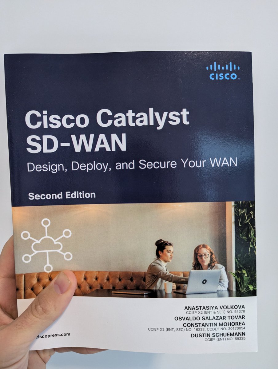 Patrick Gargano (@patrickgargano) on Twitter photo Look what just arrived in time to pack in my suitcase for <a href="/CiscoLiveAPJC/">Cisco Live APJC</a>. I'll be giving away the new <a href="/CiscoPress/">ciscopress</a> SD-WAN book written by my good friends <a href="/dschuemann/">Dustin Schuemann</a> and Anastasiya Volkova during my <a href="/LearningatCisco/">Learn with Cisco</a> #CiscoU Theater session on SD-WAN. Look what just arrived in time to pack in my suitcase for <a href="/CiscoLiveAPJC/">Cisco Live APJC</a>. I'll be giving away the new <a href="/CiscoPress/">ciscopress</a> SD-WAN book written by my good friends <a href="/dschuemann/">Dustin Schuemann</a> and Anastasiya Volkova during my <a href="/LearningatCisco/">Learn with Cisco</a> #CiscoU Theater session on SD-WAN.