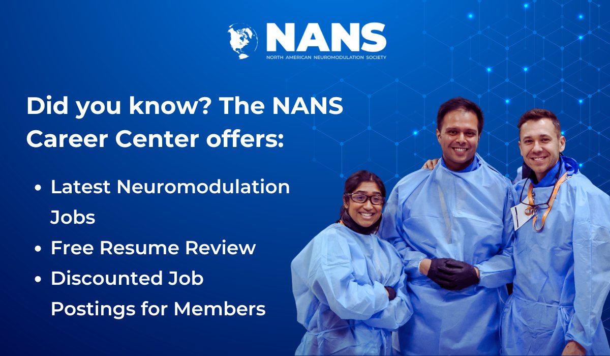NANS_ION's tweet image. 🚀 Ready to take the next step in your #neuromodulation career? The NANS Career Center is here to help! Discover job openings, post your resume, and connect with top employers in the field.

Get started ➡️ bit.ly/3YRtLrC

#careers #jobboard #nowhiring #neurojobs